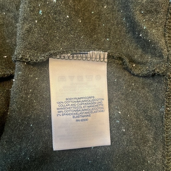 Land's End 100% Cotton Green Speckled Men's Super-T T-Shirt, Sz. 42-44, Large. - Picture 7 of 11